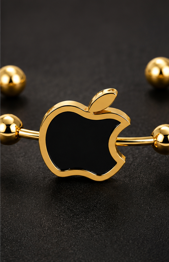 Apple Charm Anti-Tarnish Kada