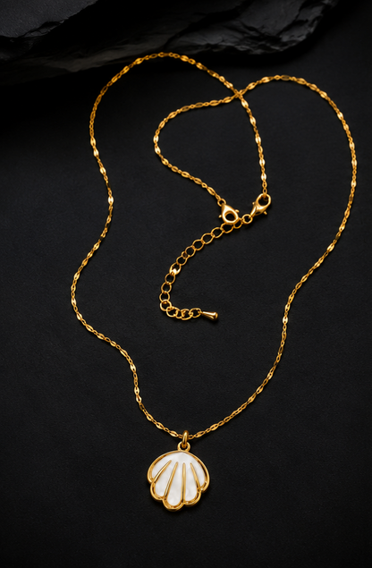 Shell Pendant Anti-Tarnish Necklace