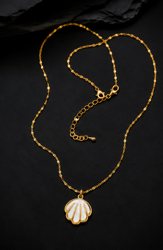 Shell Pendant Anti-Tarnish Necklace