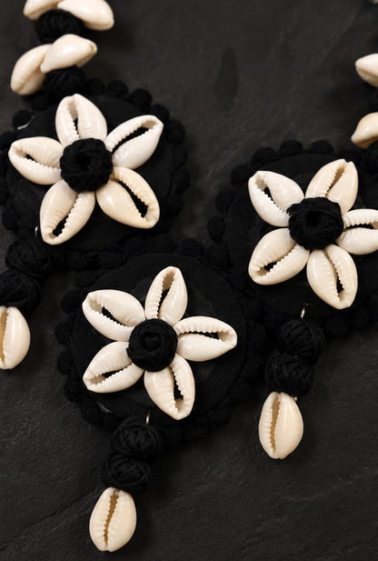 Handcrafted Thread Necklace & Earrings Set