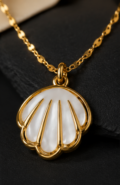Shell Pendant Anti-Tarnish Necklace