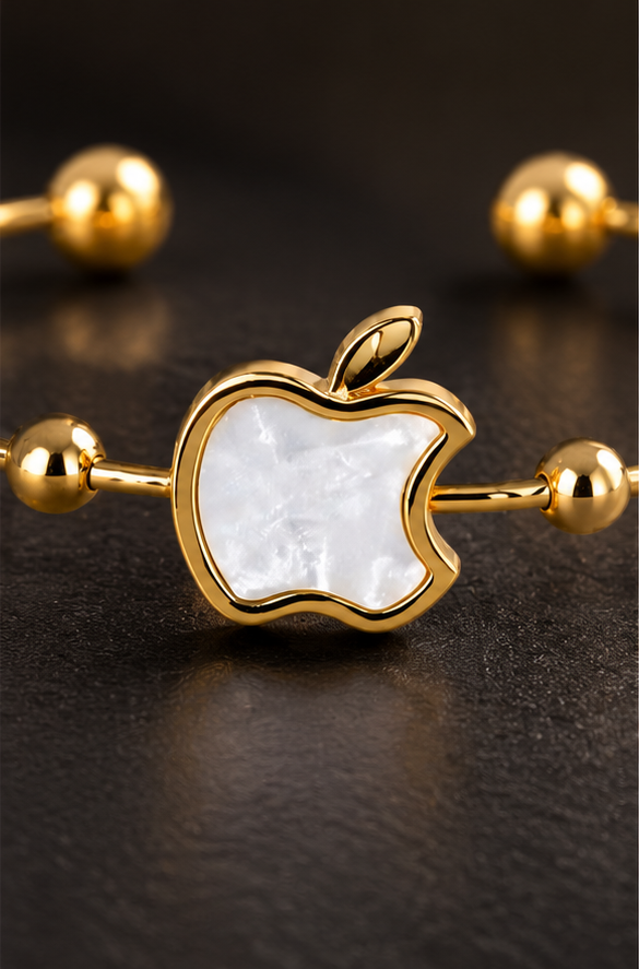 Apple Charm Anti-Tarnish Kada